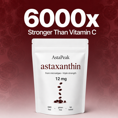 AstaPeak Astaxanthine 12mg Softgels