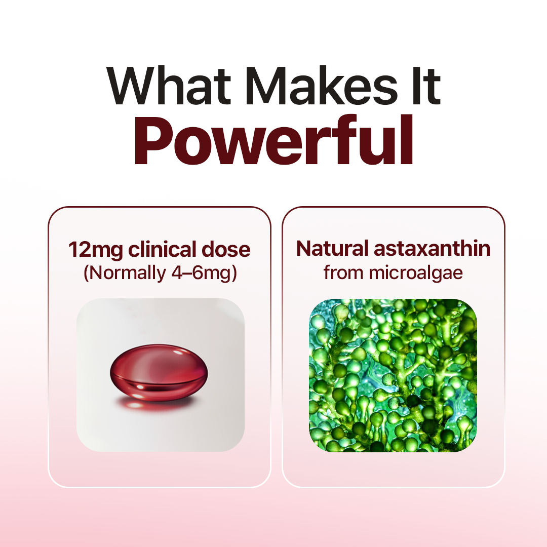 AstaPeak Astaxanthine 12mg Softgels